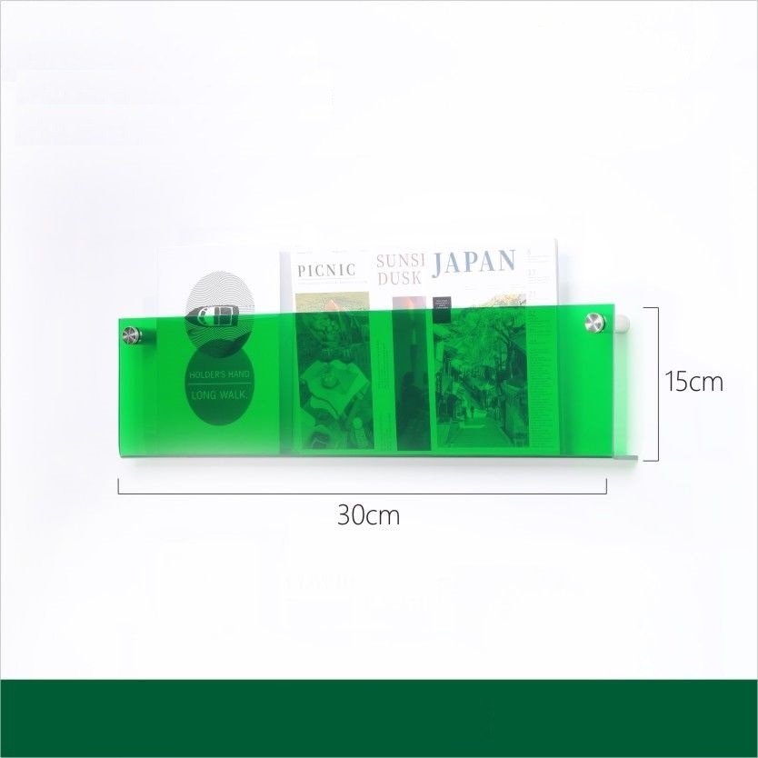 BowLift | Acrylic Wall-mounted 'Floating' Magazine Holder