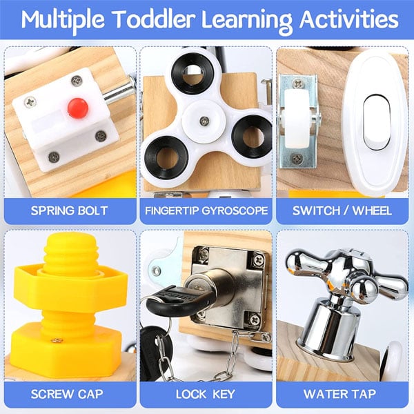 BowLift | Kids Sensory Busy Board Travel Toy