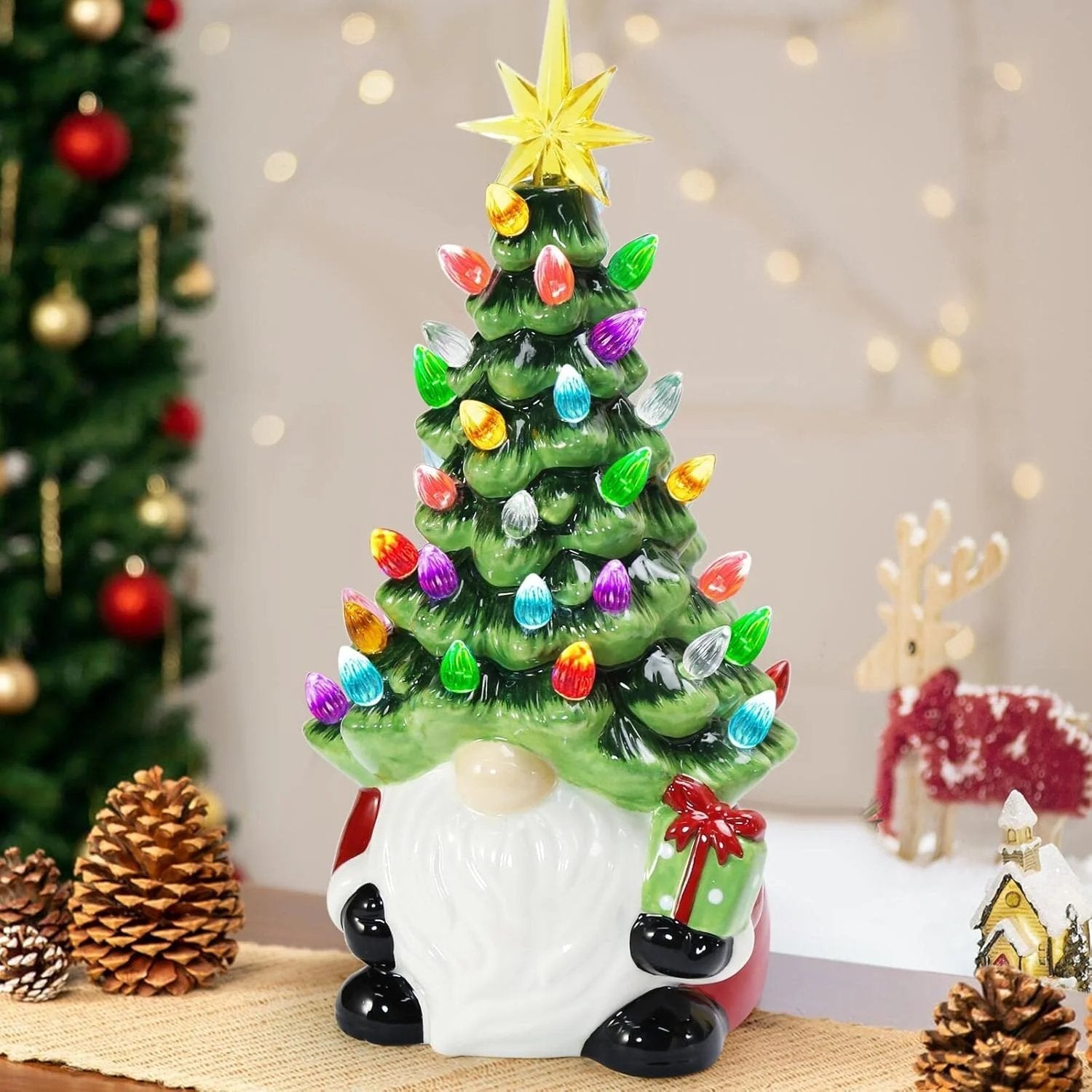 BowLift | DIY Lighted Christmas Gnome Tree - A Heartwarming Gift for the Family