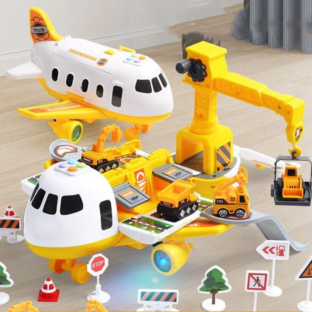 BowLift | ADVENTURE AIRPLANE & VEHICLE SET – Airplane Toy Set for Imaginative Kids
