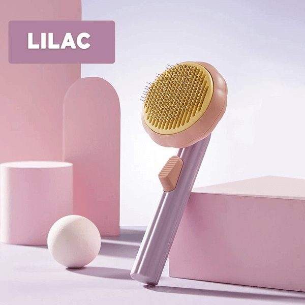 BowLift |  Pumpkin Pet Comb Pet Grooming Self-Cleaning Brush For Dogs Cats Puppy Rabbits