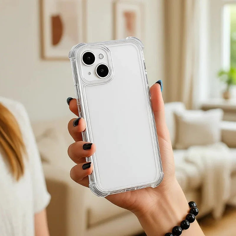 BowLift | AeroGuard – Shockproof Transparent Bumper Case for iPhone 11-17