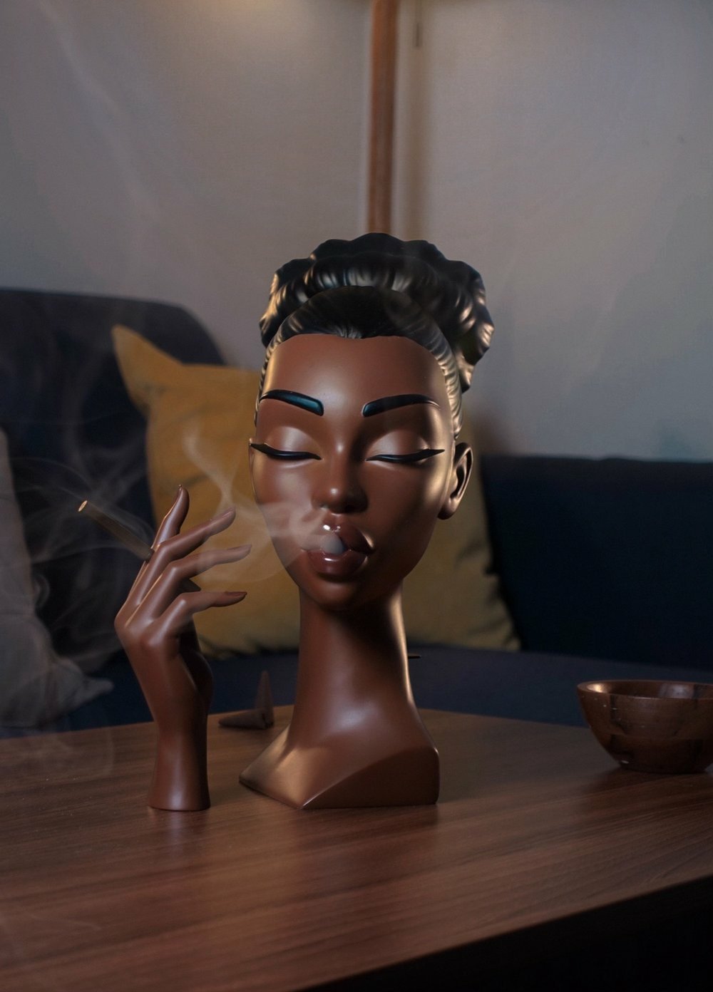 BowLift | Head Incense Burner Black Woman