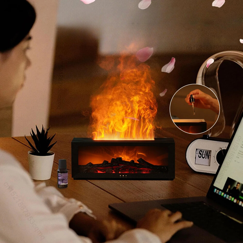 BowLift | Air Humidifier and Air Purifier with Aromatherapy Flame Effect