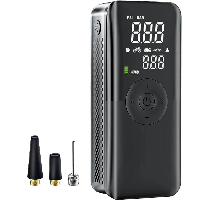 BowLift | AirGo Max – Portable Tire Inflator with Digital Display & 150 PSI Power