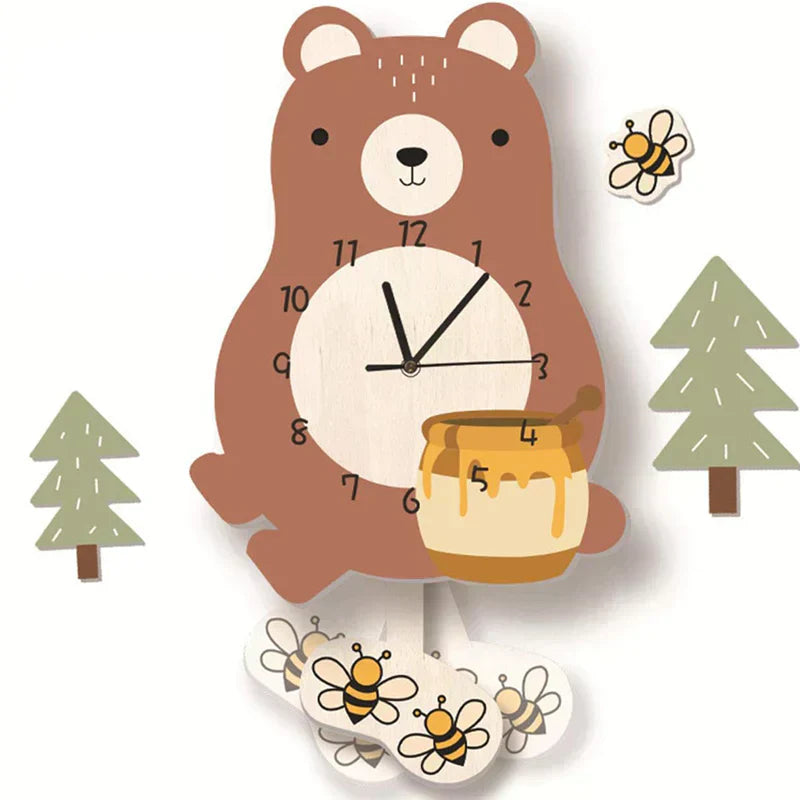 BowLift | Frendorf – Children's pendulum clock with animal designs