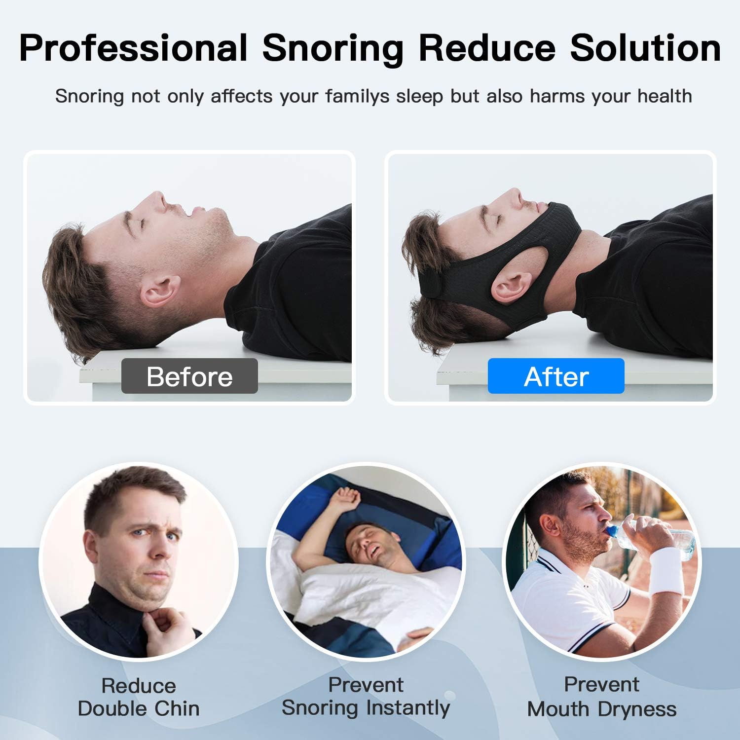 BowLift | Anti-Snore Chin Strap – DreamQuiet