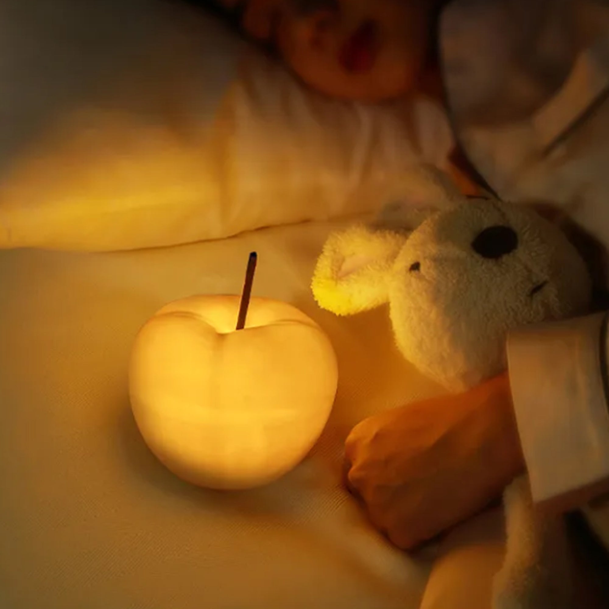 BowLift | Apple Translucent Nightstand Lamp