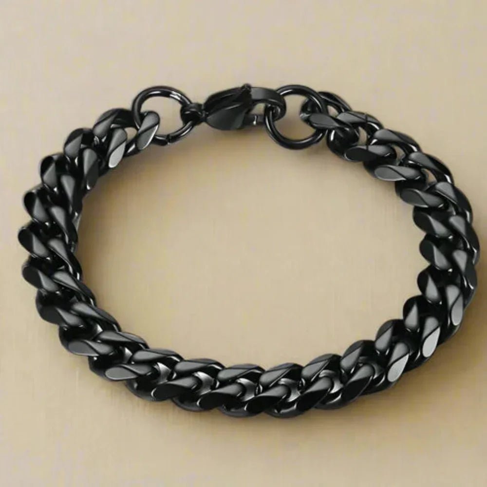 BowLift | Armored CHAIN BRACELET – Adjustable Stainless Steel Punk-Inspired Elegance