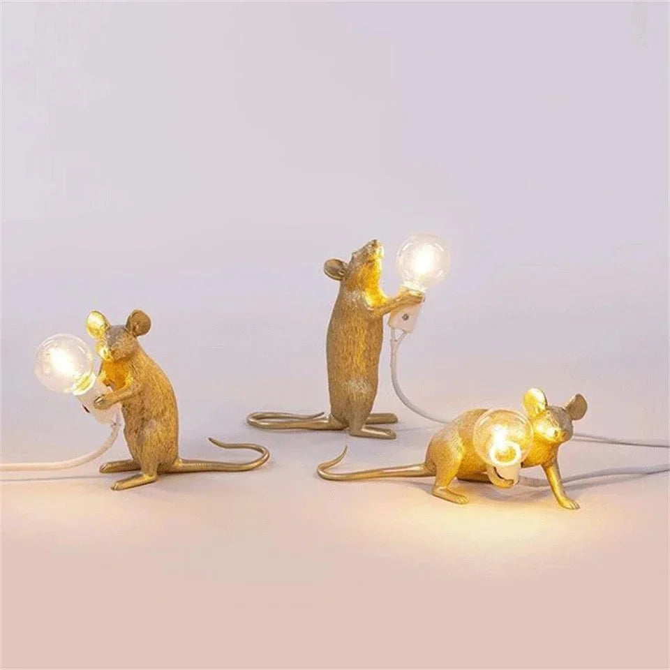 BowLift | Royallure Art Deco Style LED Mouse Desk Lamp - Playful Desk Lighting
