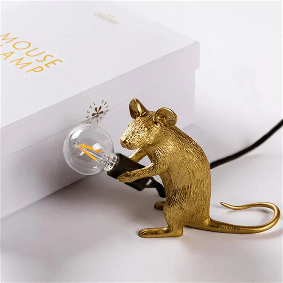 BowLift | Royallure Art Deco Style LED Mouse Desk Lamp - Playful Desk Lighting