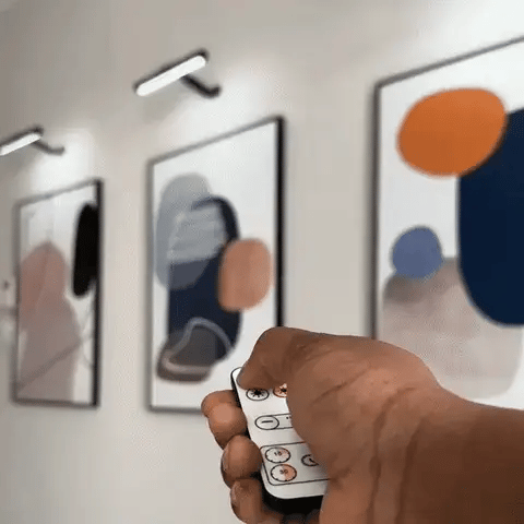 BowLift | ArtGlow LED Wall Lamp – Wireless Lighting for Art and Decoration