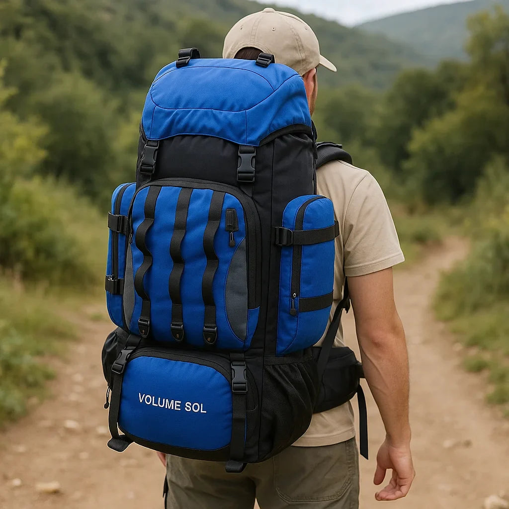 BowLift | 90L Waterproof Hiking Backpack - Ultra-Lightweight Travel Pack for Outdoor Adventures & Camping
