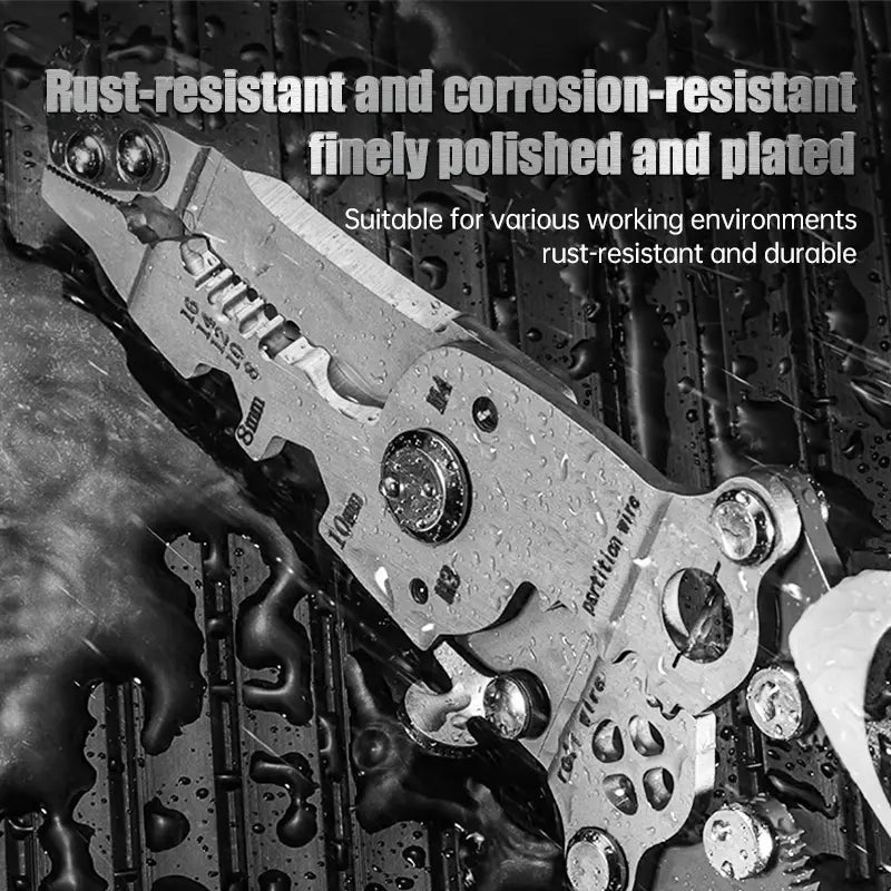 BowLift | Foldable 8-in-1 Wire Stripper for Electrical Work