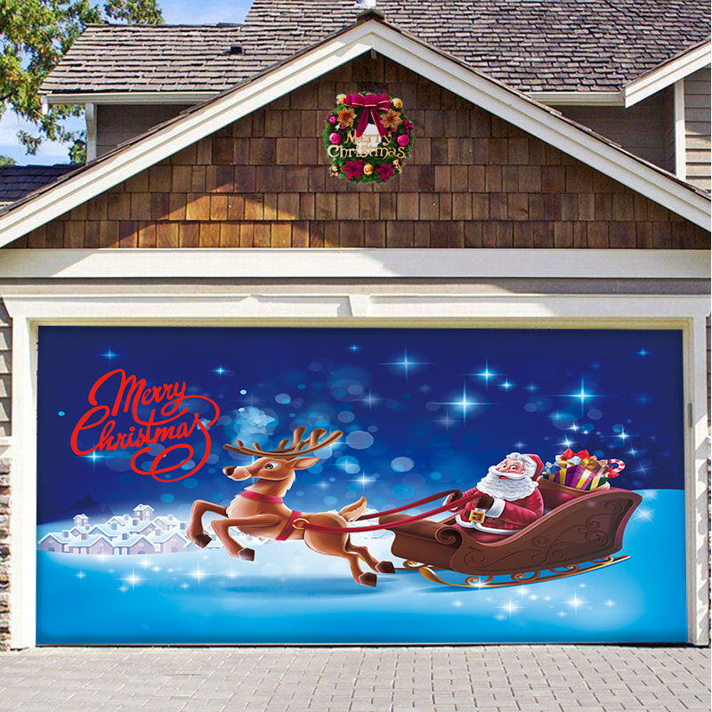BowLift | Christmas Carsge Door Banner Ornament