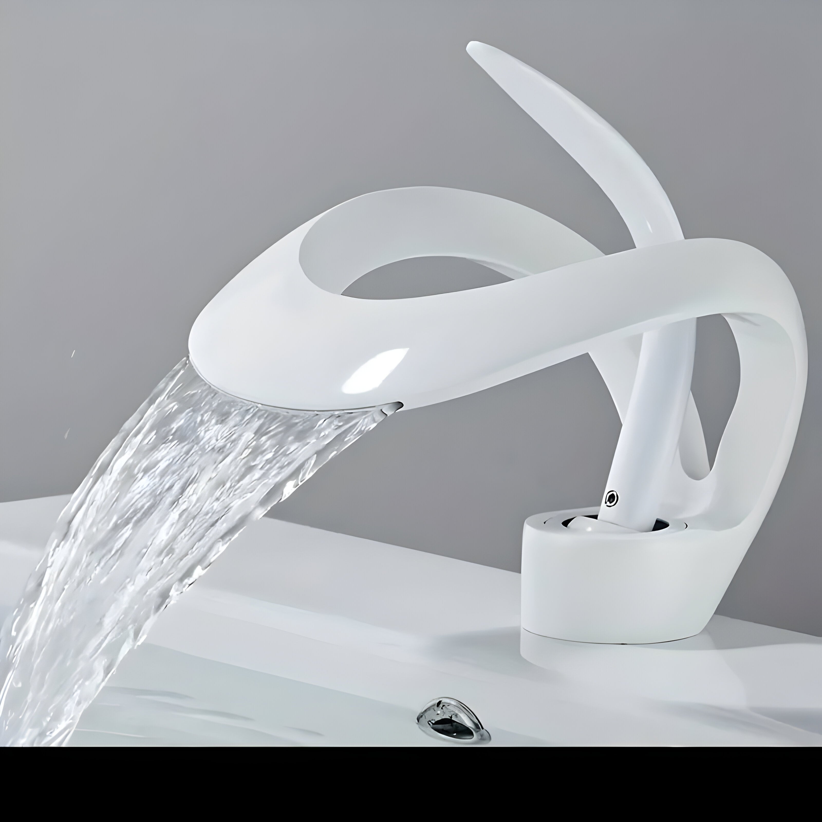 BowLift | AquaGleam – Minimalist Bathroom Basin Tap