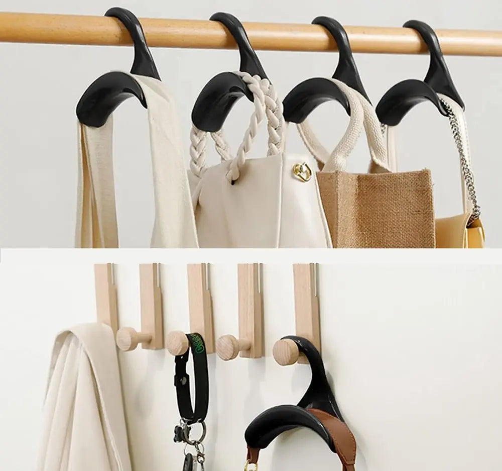 BowLift | 5 Piece Curved Bag Holder for Handbag and Backpack Storage