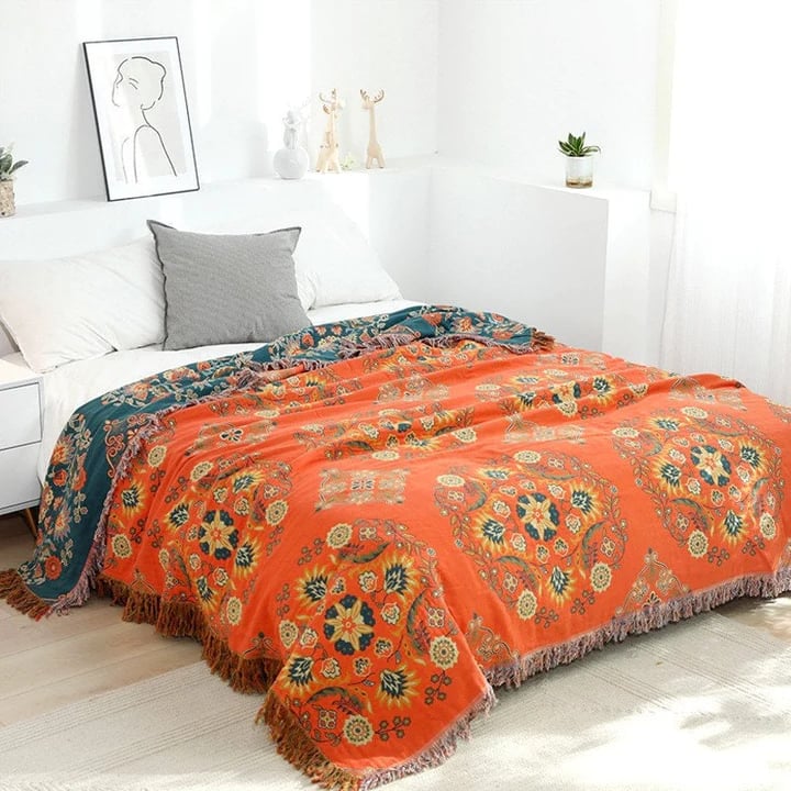 BowLift | Cotton Queen Bedcover Sofa Blanket