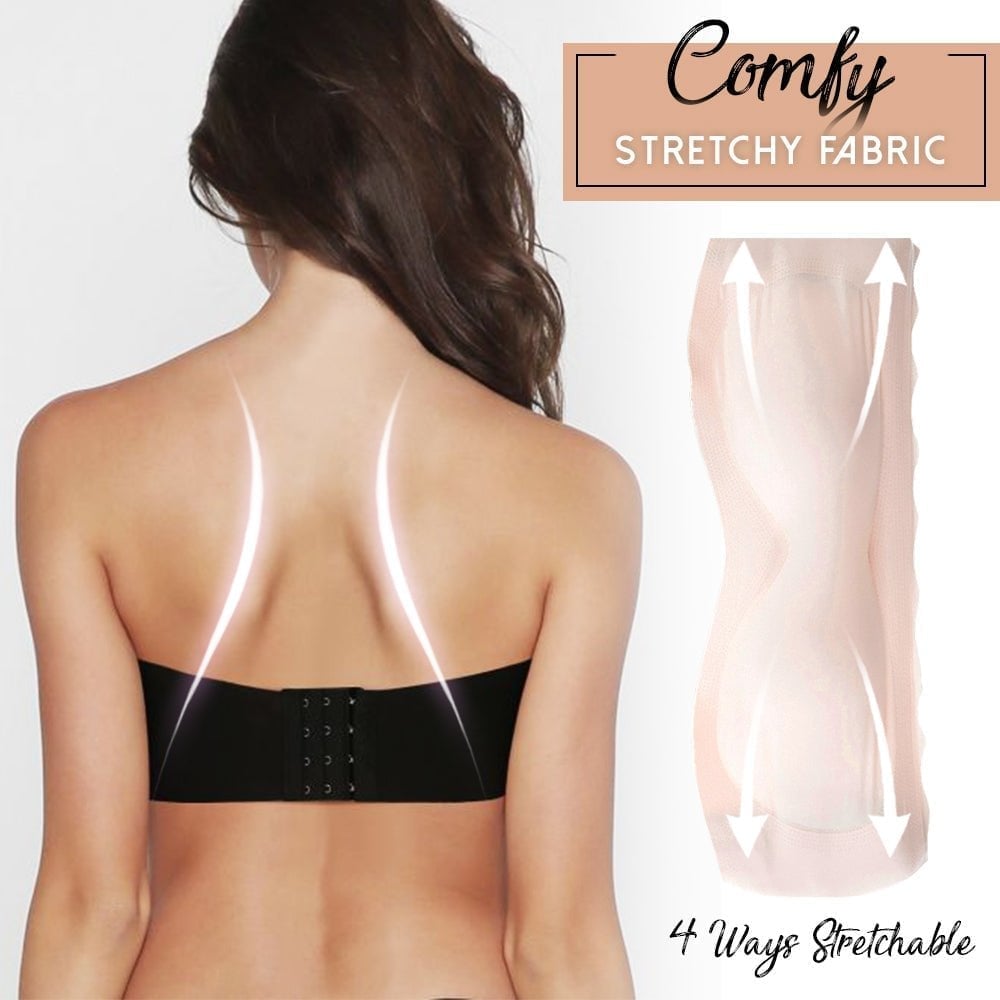 BowLift | Plus size Sexy, strapless, invisible Push Up-Bra
