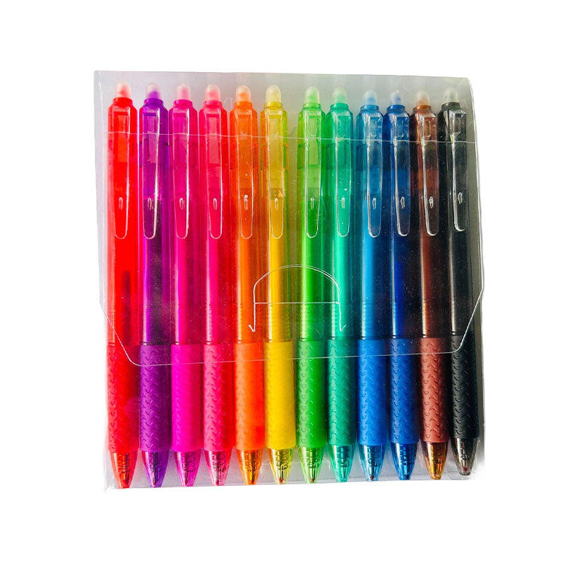BowLift | Multi-Color Erasable Gel Pens (12 pcs)