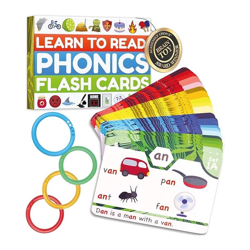 BowLift | Phonics Flashcards - Learning to read in 20 steps - Digraphs CVC mixtures long vowel sounds