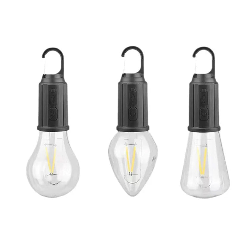 BowLift | New Outdoor Camping Hanging Type-C Charging Retro Bulb Light