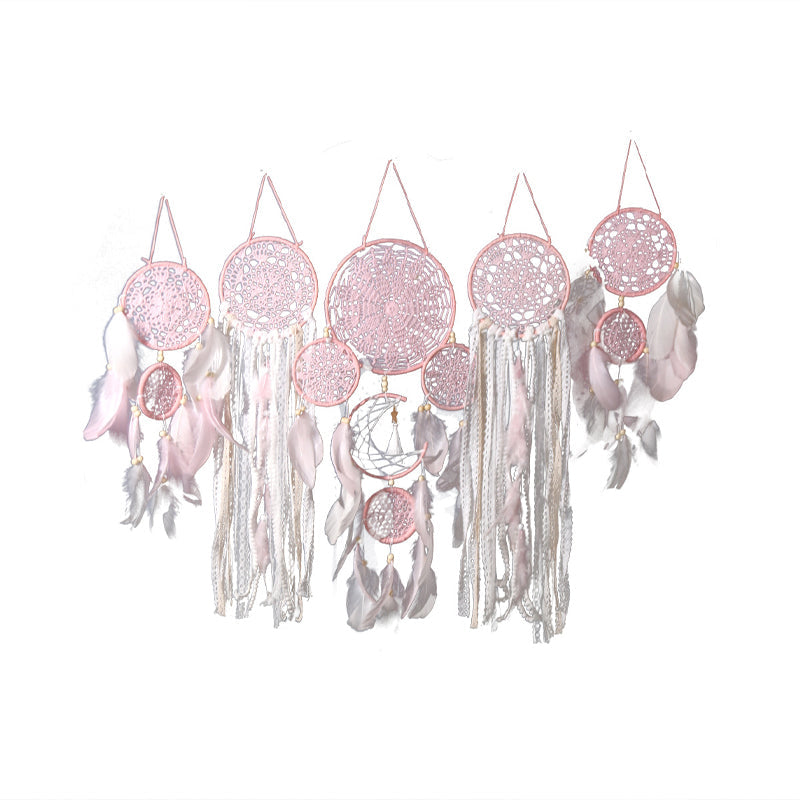 BowLift | Dreamcatcher Moon and Stars hanging over the bed (5 PCS)