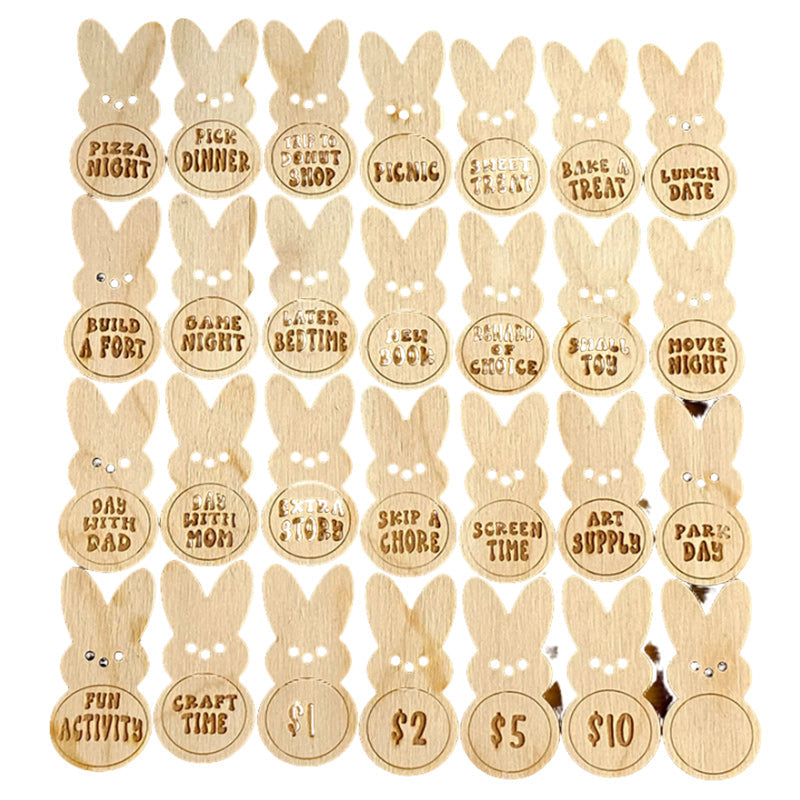 BowLift | Easter Kids Reward Bunny Tokens