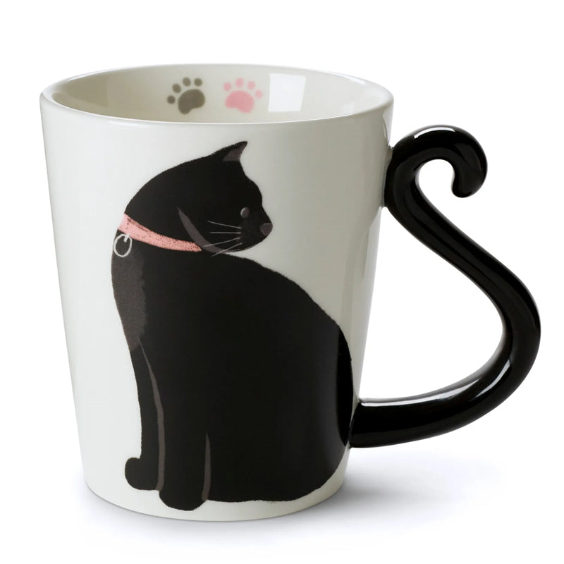 BowLift | Cute Handmade Black Cat Lucky Coffee Cup
