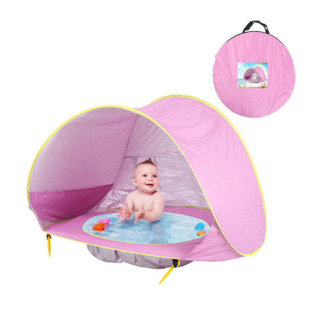 BowLift | Baby tent with UV protection and Mini Pool – SunShell
