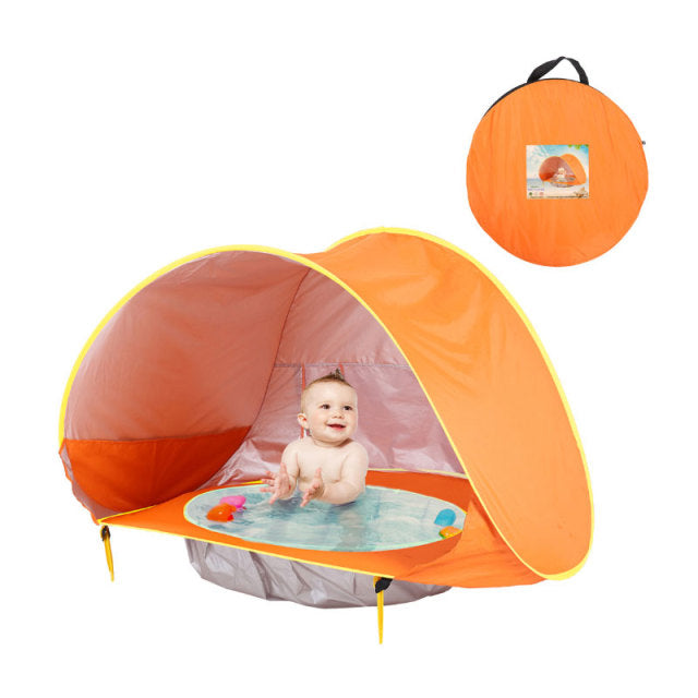 BowLift | Baby tent with UV protection and Mini Pool – SunShell