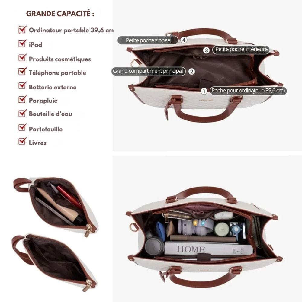 BowLift | Bagsball 2-in-1 – Stylish Tote Bag with Insulated Lunch Compartment