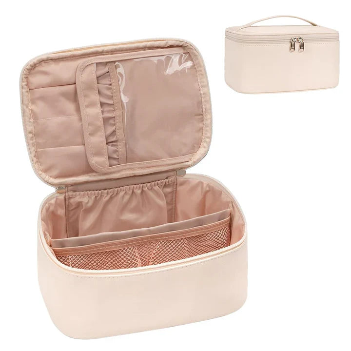 BowLift | Practical Make-up Organizer for Traveling | With Compartments and Dividers