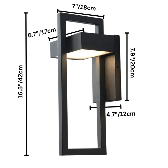 BowLift | ARCORA – Modern Outdoor Wall Lamp with LED & Weather Protection