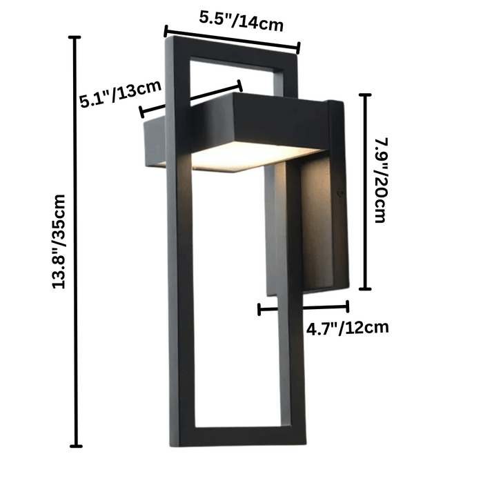 BowLift | ARCORA – Modern Outdoor Wall Lamp with LED & Weather Protection