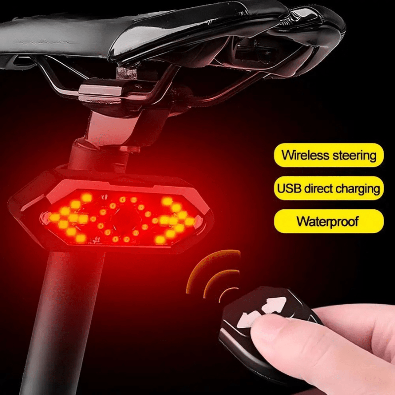 BowLift | BikeGuard Light – Rechargeable bicycle rear light with remote control & 32 LEDs for maximum safety