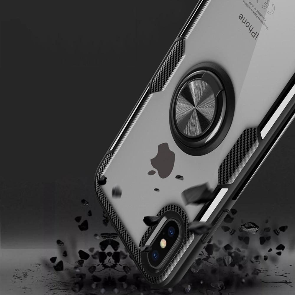 BowLift | Magnetic Ring Carbon Fiber iPhone Case