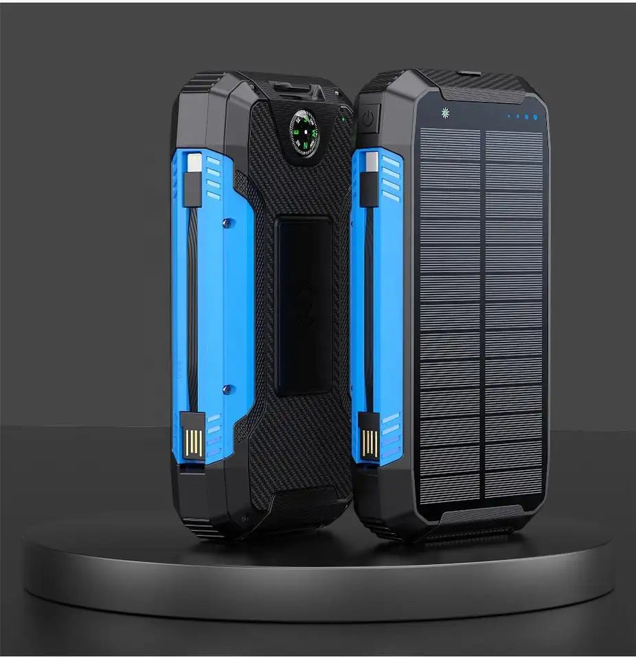 BowLift | 30000mAh Solar Charger Wireless Waterproof Power Bank External