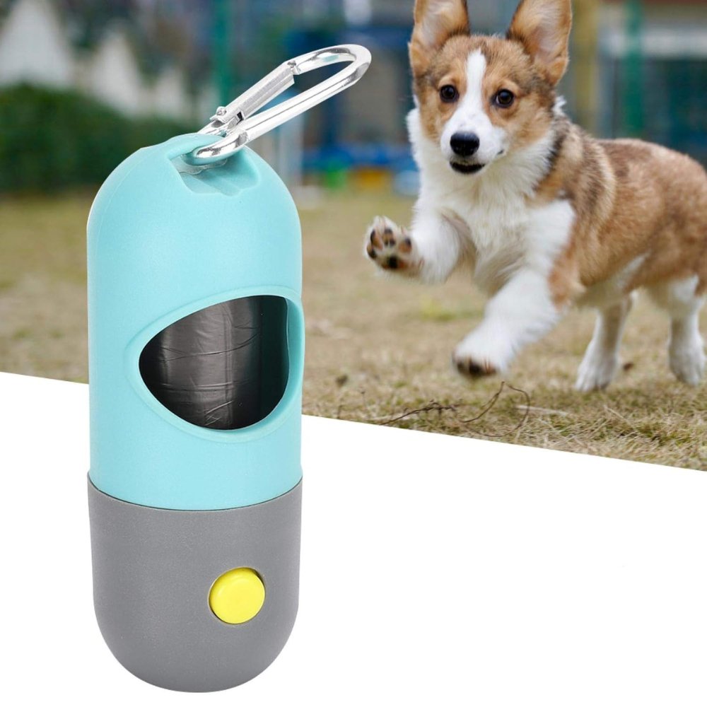 BrightPaws • LED Light Dog Poop Bags Dispenser - Dog Poop Bags Dispenser - BowLift