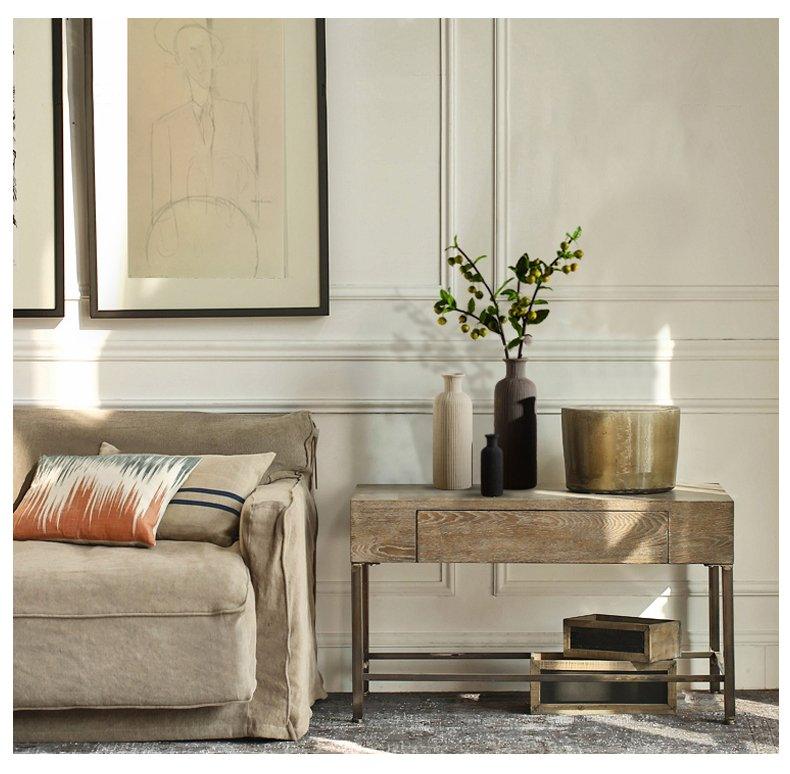 BowLift | Brown Beige Gray Ceramic Flower Vase Pot │ Home Decoration Item