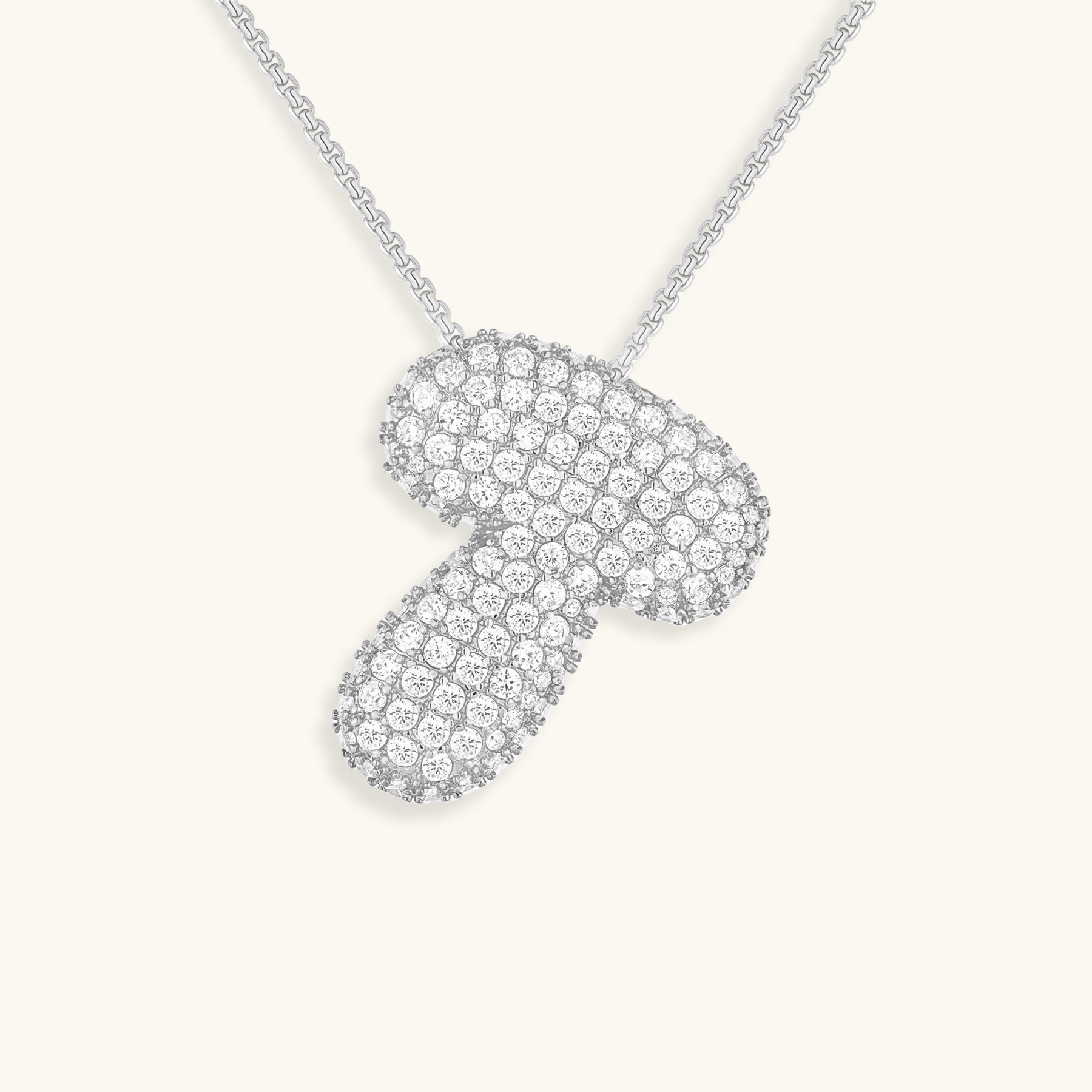 BowLift | Bubble Initial-Diamond-Necklace