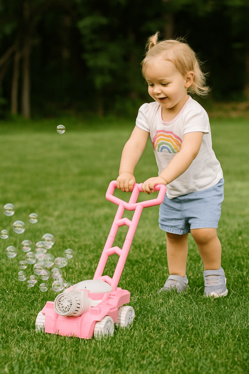BowLift | Bubblemower – Bubble lawnmower for imaginative outdoor play