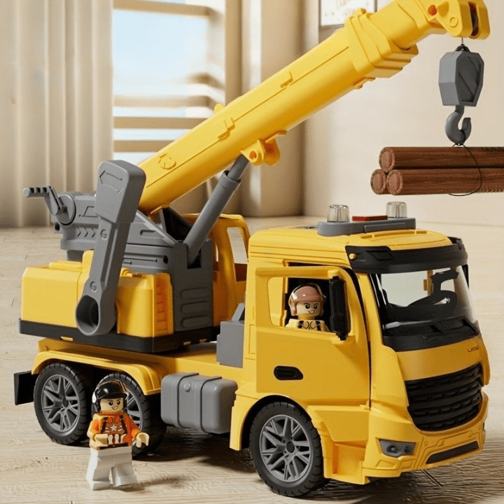 BowLift | CraneMax Junior – Construction Crane Toy with Lights & Sound
