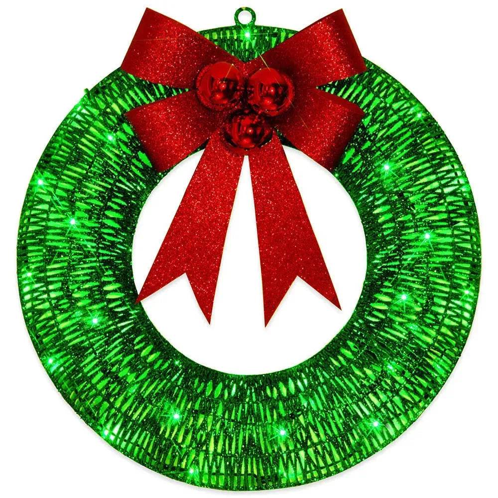 BowLift | Front Door Wreath Bowknot Luminous LED Light Christmas Garland