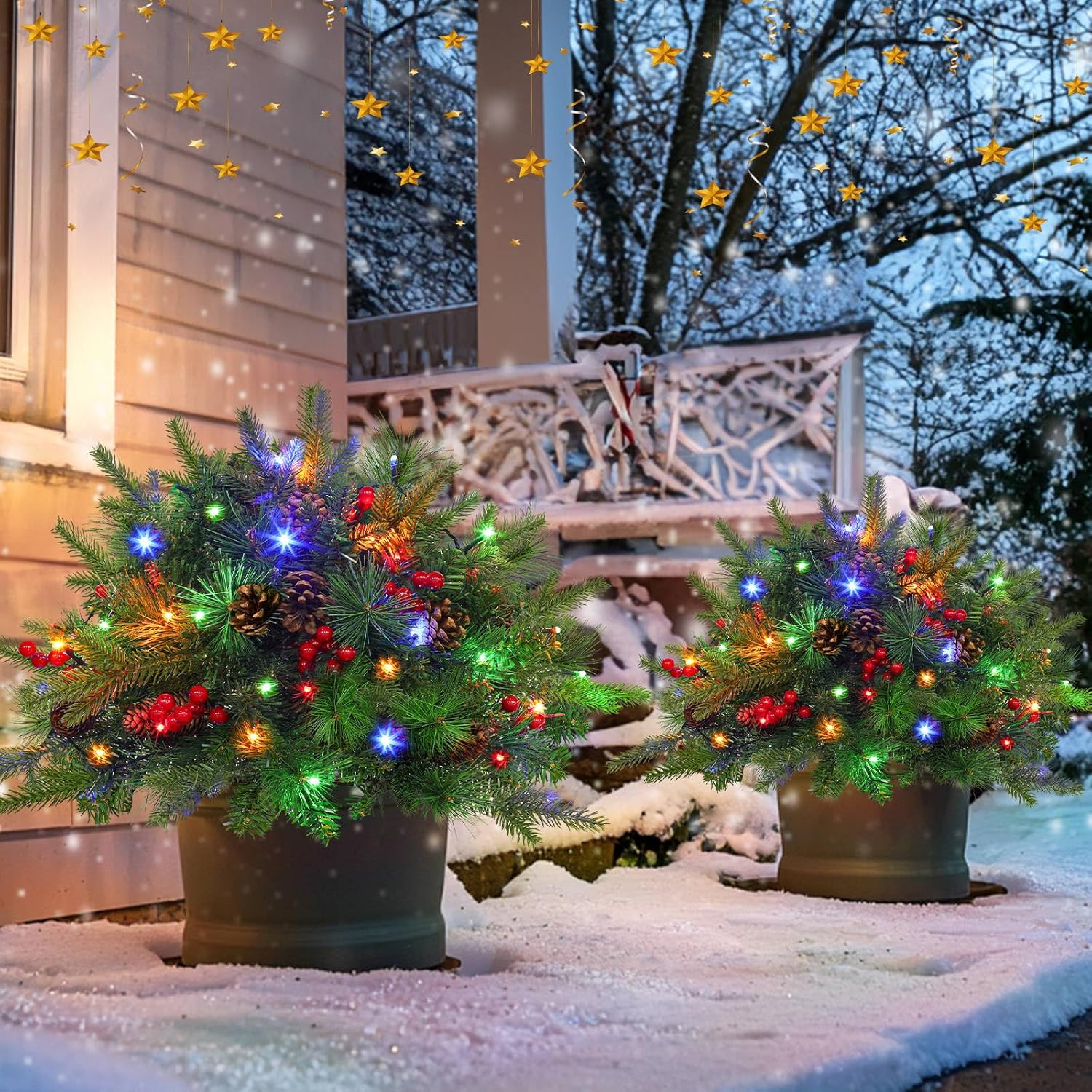 BowLift | Pre-Lit Artificial Christmas Tree