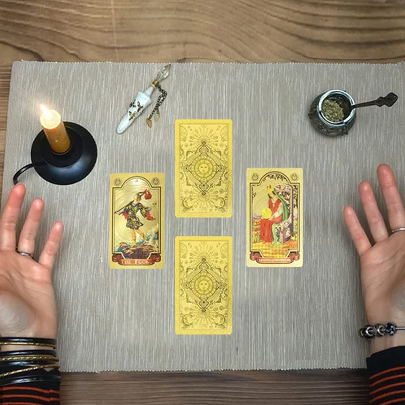 BowLift | Explore the Mystical World of Tarot Gold Foil Tarot