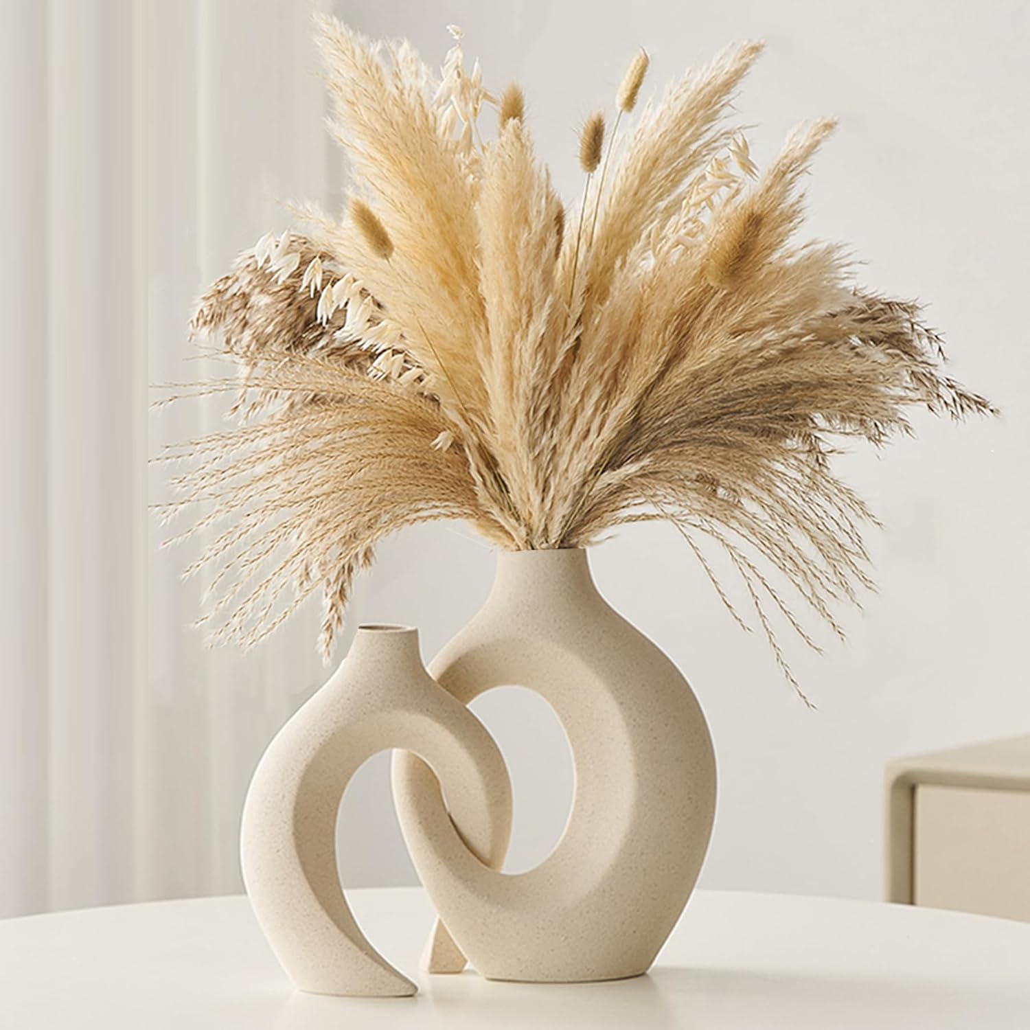 BowLift | European White Ceramic Vase Set