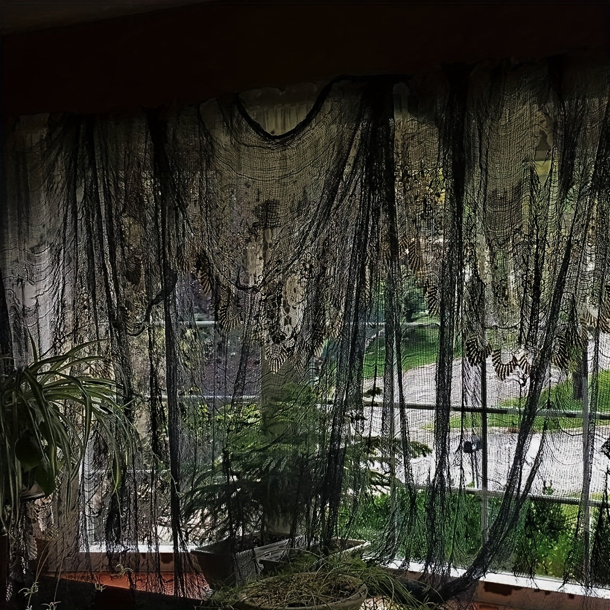 BowLift | Halloween Fabric Black Polyester Hanging Decoration