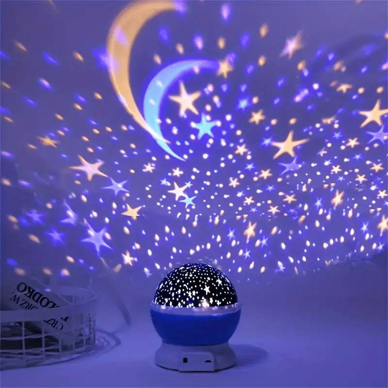 BowLift | Starry Sky Night Light for Kids – Magical LED Projector with Color Change