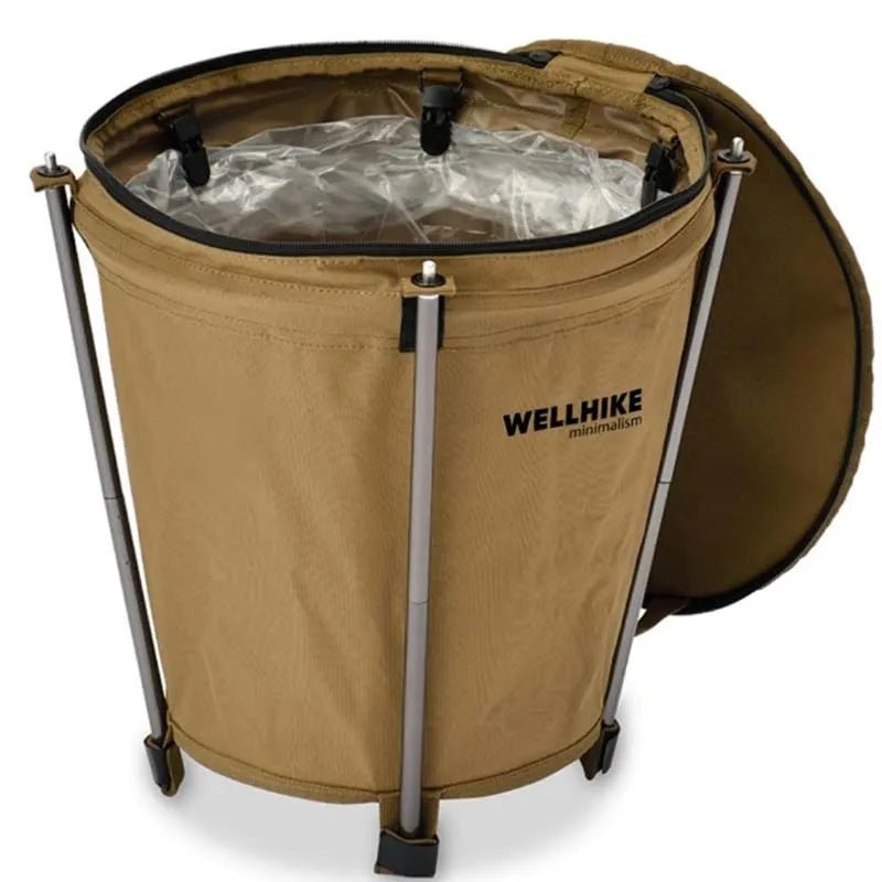 BowLift | Camptrash AM – Foldable Outdoor Trash Can with Waterproof Lining